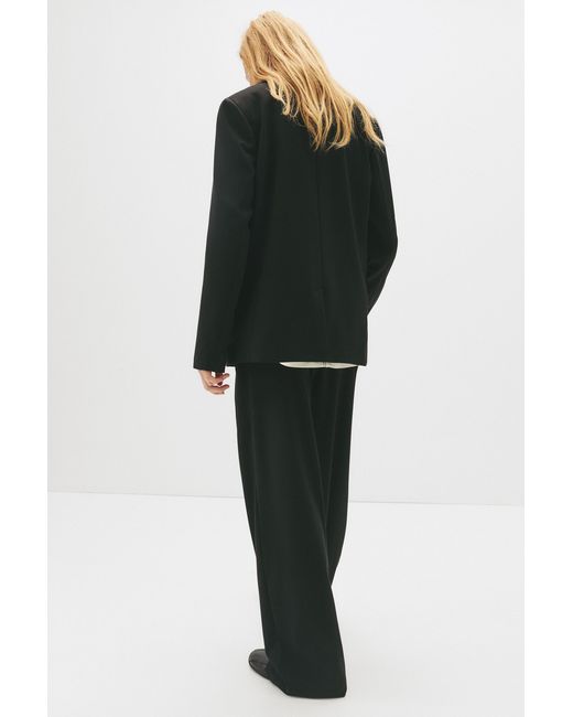 Pull&Bear Black Basic Blazer