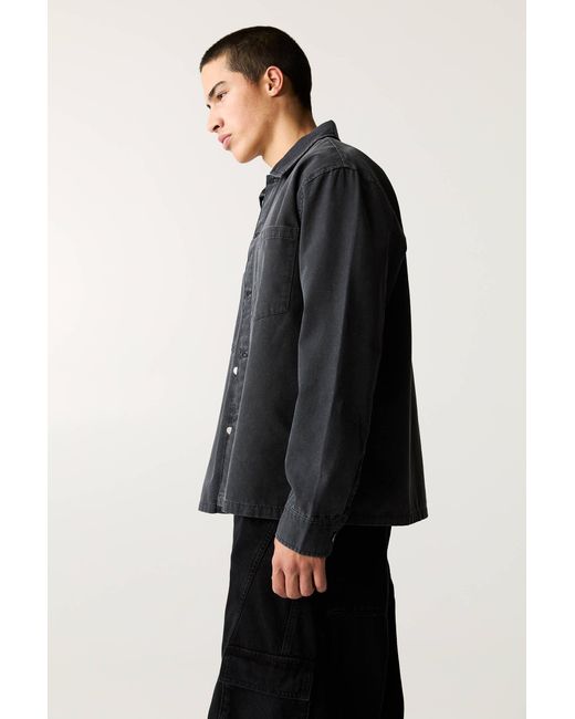 Pull&Bear Hemd Mit Vordertaschen in Blue für Herren