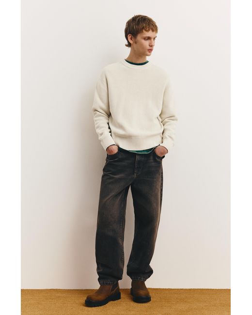Pull Col Rond Pull&Bear pour homme en coloris Natural