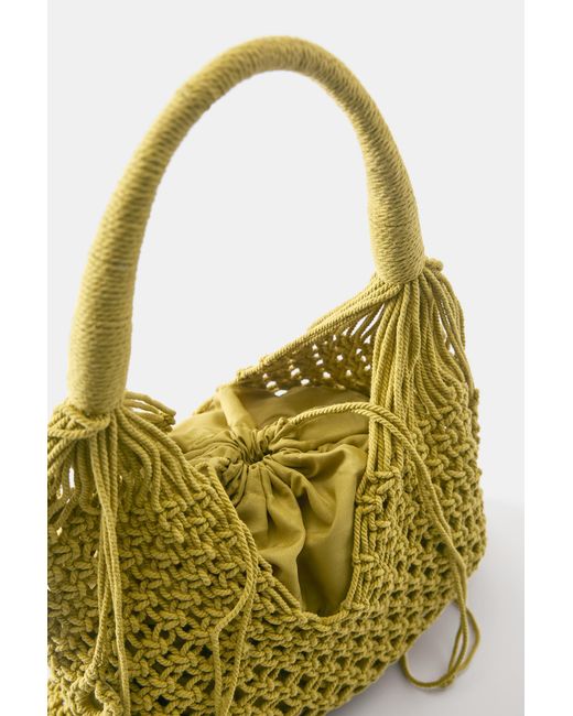 Borsa Shopper Con Specchietti di Pull&Bear in Green