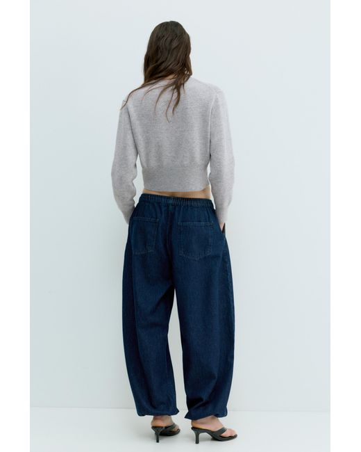Pull&Bear Blue Short Buttoned Cardigan