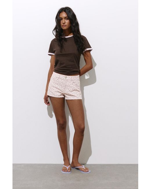 Pull&Bear Multicolor Mini Polka Dot Shorts