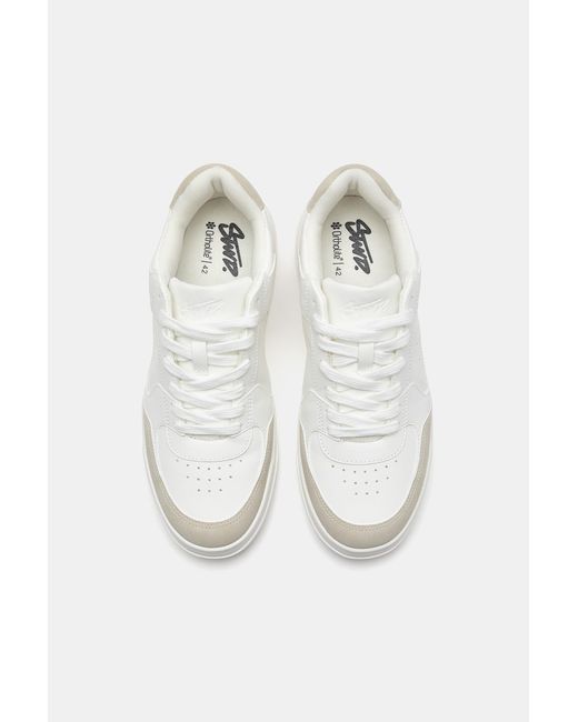 Pull&Bear Black Stwd Multi-Piece Trainers for men