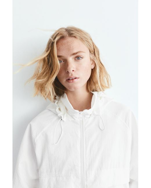 Pull&Bear Blue Lightweight Hooded Jacket