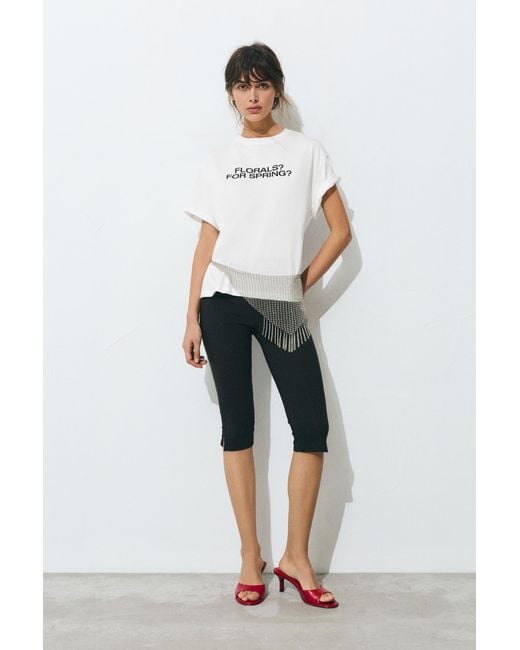Pull&Bear White The Devil Wears Prada T-Shirt