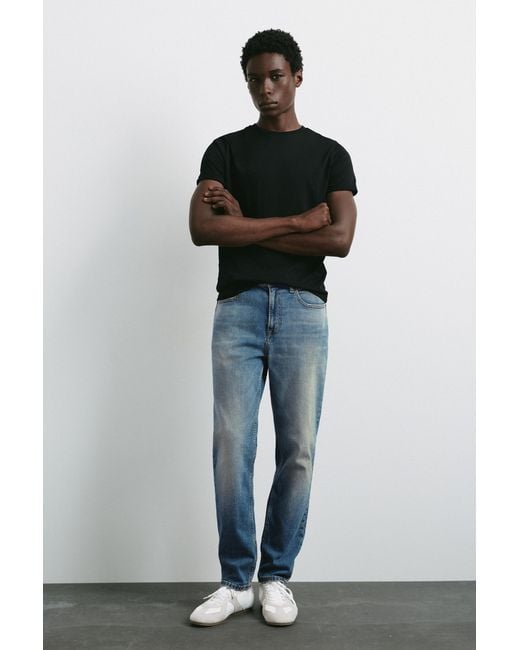 Pull&Bear Slim Fit Jeans in het Blue voor heren