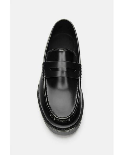 Pull&Bear Black Casual Loafers for men