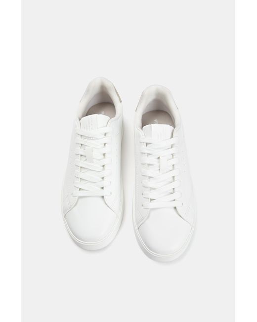 Pull&Bear Black Casual Trainers With Detail for men