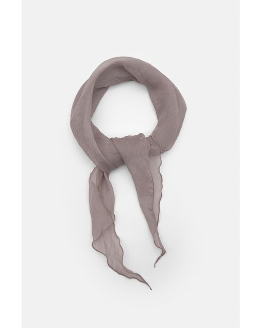 Pull&Bear Gray Gauze-Effect Bandana
