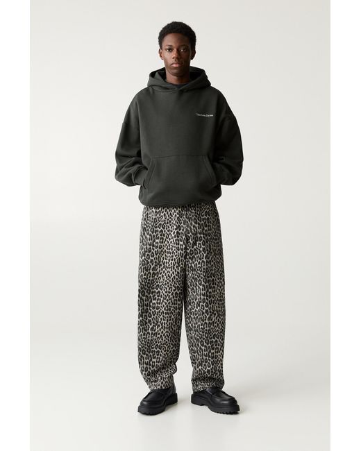 Pull&Bear Black Out Of Office Hoodie for men