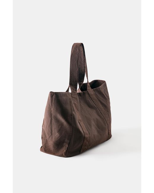 Borsa Shopper di Pull&Bear in Brown da Uomo