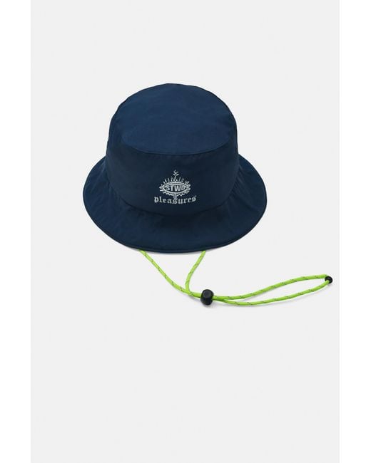 Pull&Bear Blue Pleasures X Stwd Bucket Hat for men