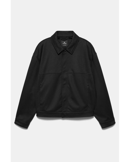 Pull&Bear Gray Textured Jacket for men