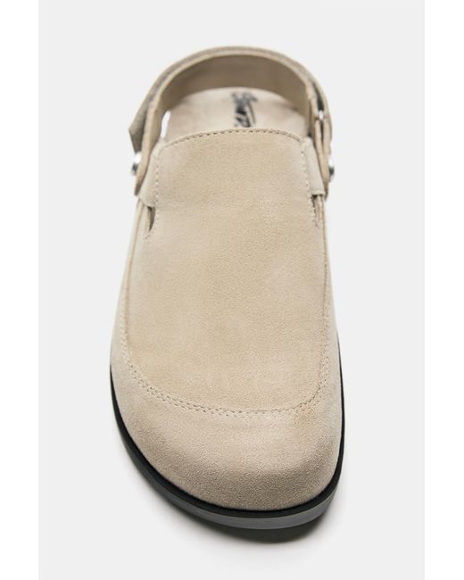 Pull&Bear Clogs Mit Lederriemen Stwd in White für Herren