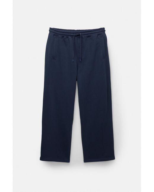 Pull&Bear Basic Baggy Joggingbroek in het Blue voor heren