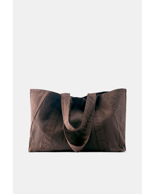 Borsa Shopper di Pull&Bear in Brown da Uomo