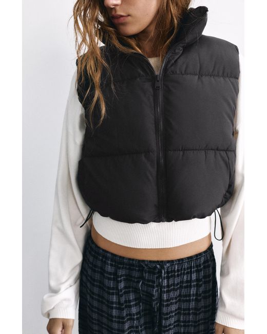 Pull&Bear Black Steppweste