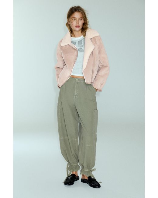 Giacca Double Face di Pull&Bear in Natural