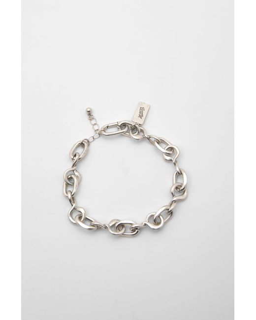 Pull&Bear Pack 2 Kettenarmbänder in White für Herren