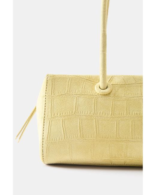 Pull&Bear Metallic Textured Shoulder Bag