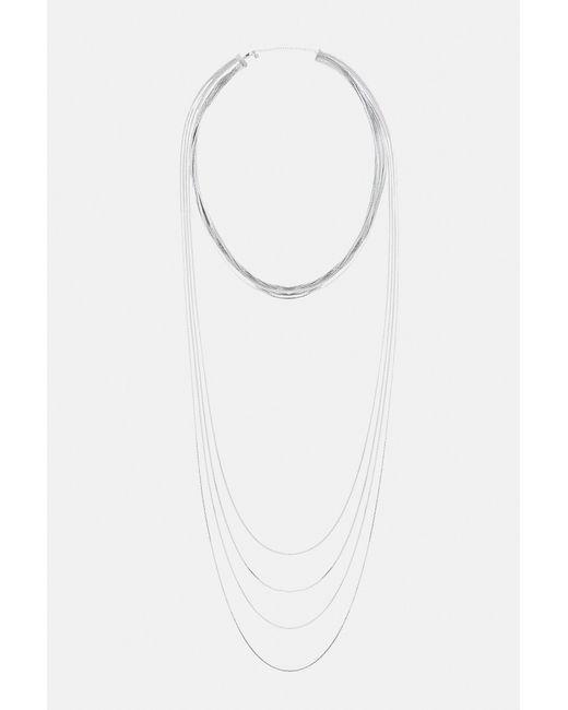 Pull&Bear White Multiple Necklace