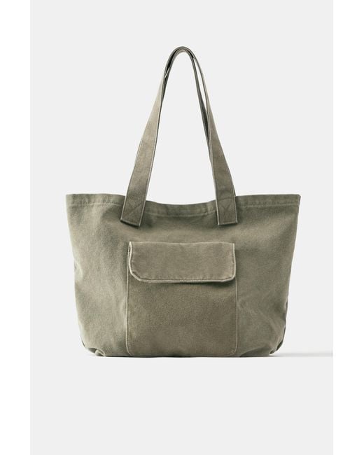 Borsa Shopper di Pull&Bear in Natural da Uomo