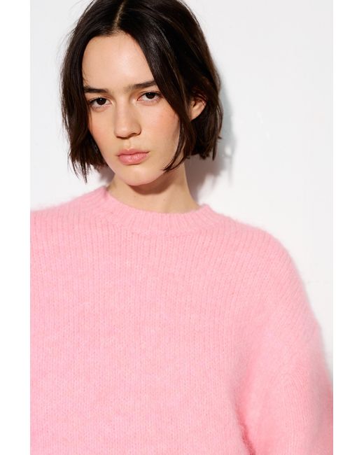 Pull&Bear Pink Round Neck Jumper