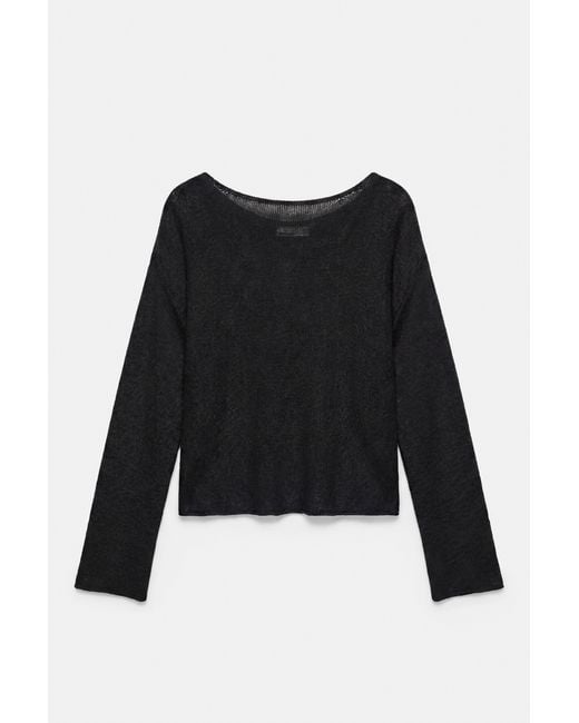 Pull&Bear Black Rustic Jumper