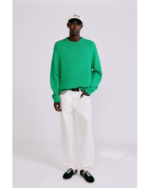 Pull Col Rond Pull&Bear pour homme en coloris Green
