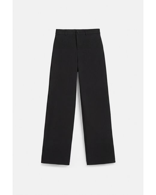 Pull&Bear Black Full Length Smart Trousers