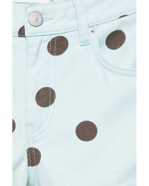 Mini Short À Pois Pull&Bear en coloris Green