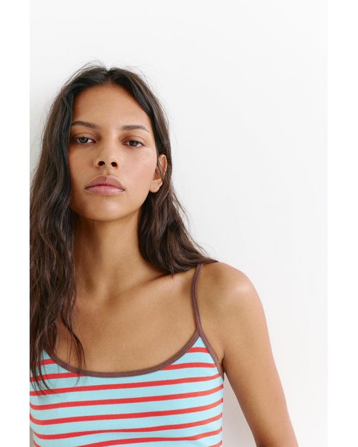 Pull&Bear White Strappy Top