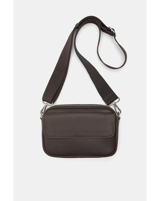 Pull&Bear Brown Crossbody Bag With Pocket for men