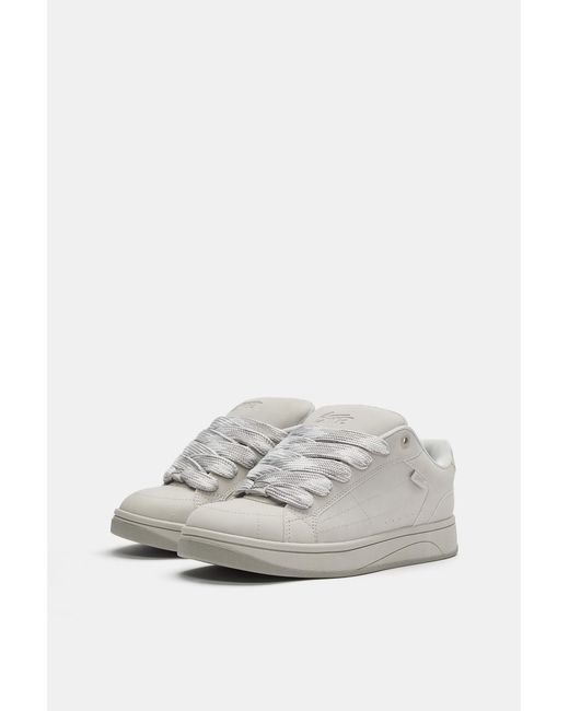 Pull&Bear Blue Stwd Skate Trainers for men