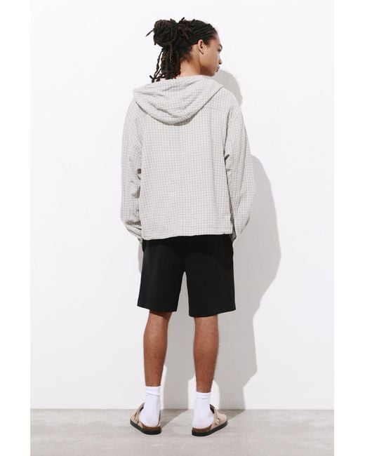 Bermuda Jogger Piqué Pull&Bear pour homme en coloris Black