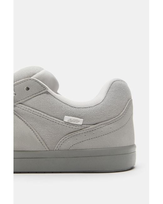 Pull&Bear Gray Stwd Skate Trainers for men