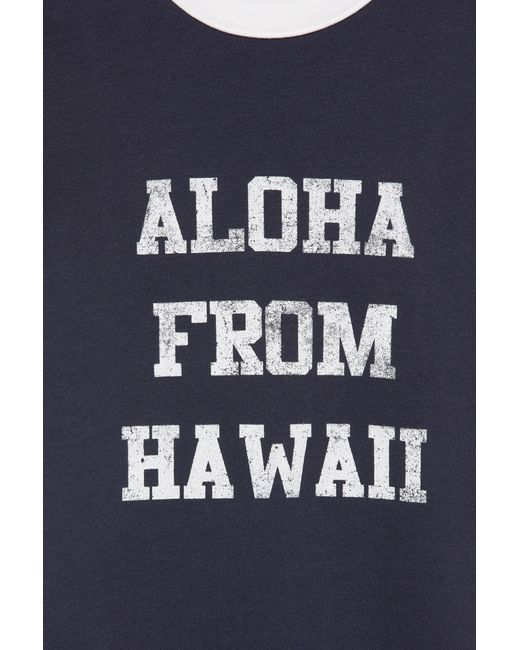 Pull&Bear Slim Fit Lilo & Stitch T-Shirt in het Blue