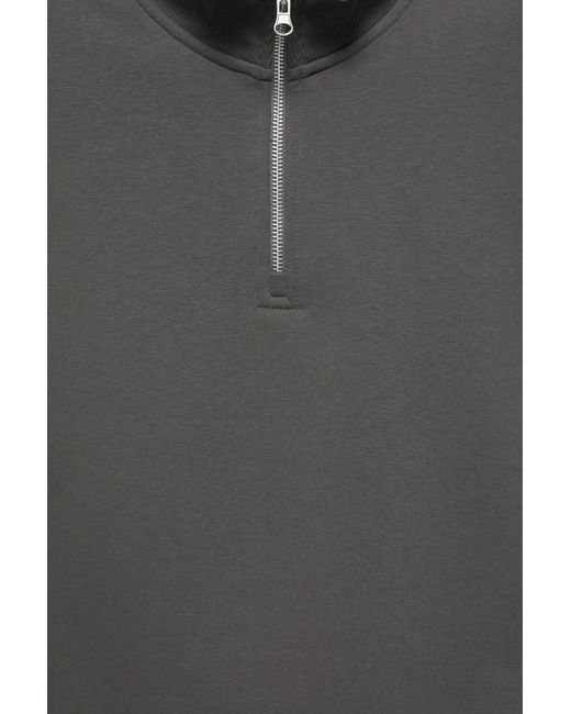 Sweat Col Zippé Pull&Bear pour homme en coloris Gray