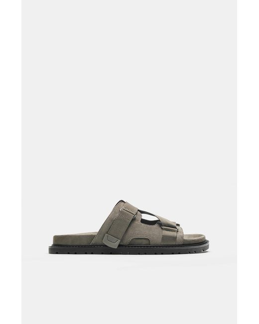 Sandales Techniques Pull&Bear pour homme en coloris Blue