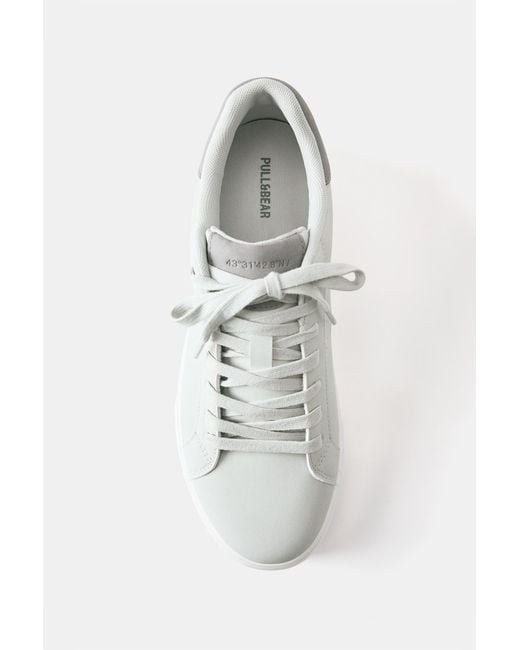 Pull&Bear White Casual Trainers for men