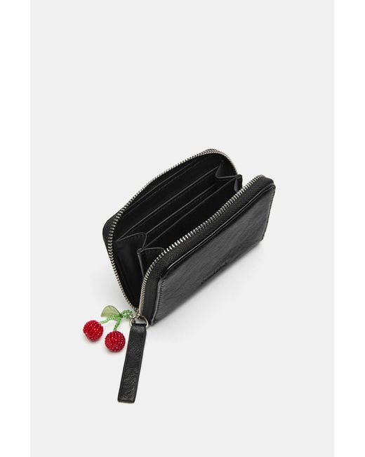 Pull&Bear Black Embellished Wallet