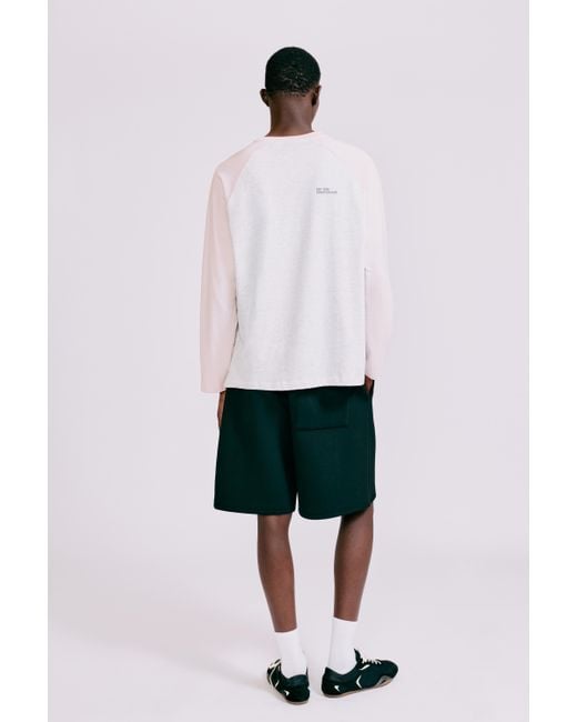 Pull&Bear Gray Raglan Sleeve T-Shirt for men