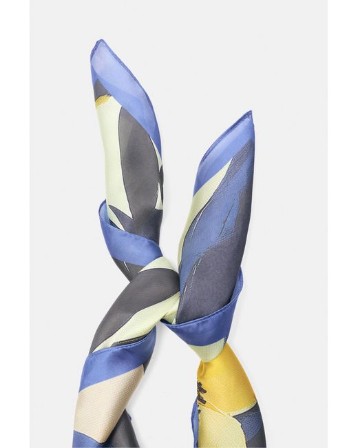 Pull&Bear Multicolor Floral Satin Scarf
