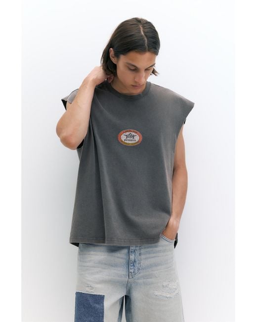 Pull&Bear Blue Pleasures X Stwd Tank Top for men