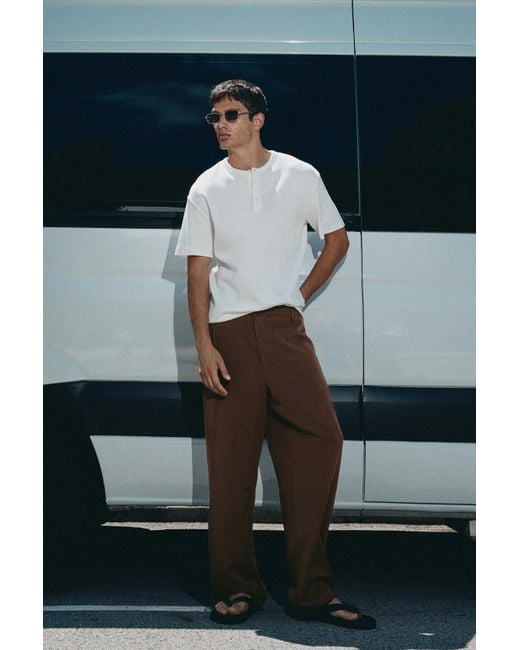 Pull&Bear Tailoring Joggingbroek in het Black voor heren