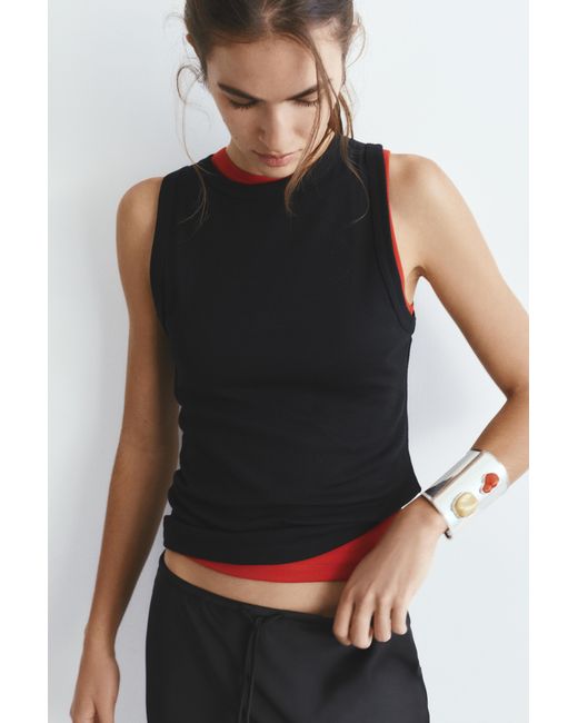 Pull&Bear White Coloured Stone Cuff Bracelet