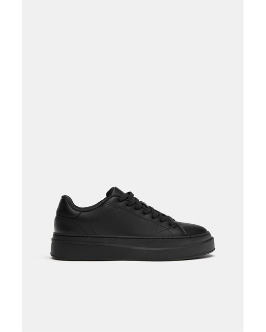 Pull&Bear Black Chunky Trainers for men