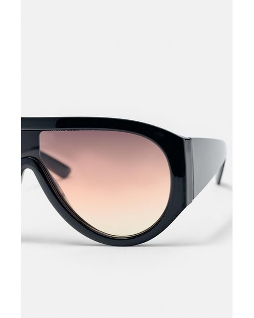 Pull&Bear Brown Aviator Sunglasses
