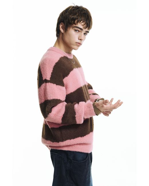 Pull À Rayures Pull&Bear pour homme en coloris Red