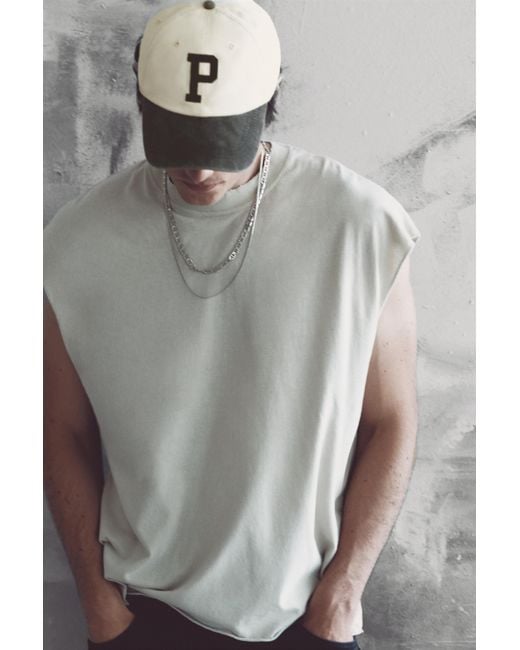 Pull&Bear White 2-Pack Of Chain Necklaces for men